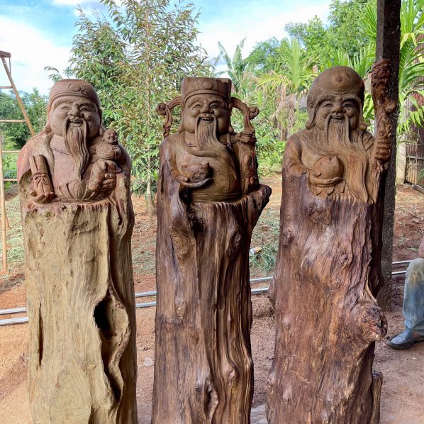 Tam Da Phuc Loc Tho Go Thuy Tung Anh Moc Chua Son Pu